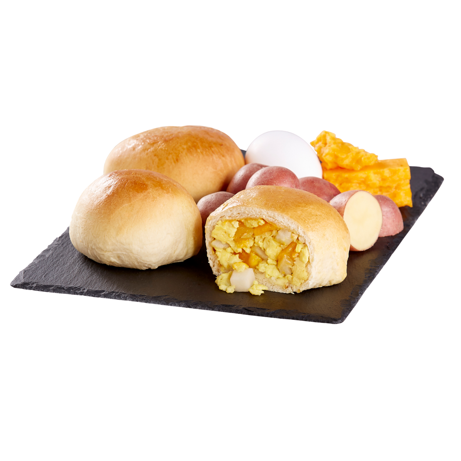 Potato egg and cheese kolache