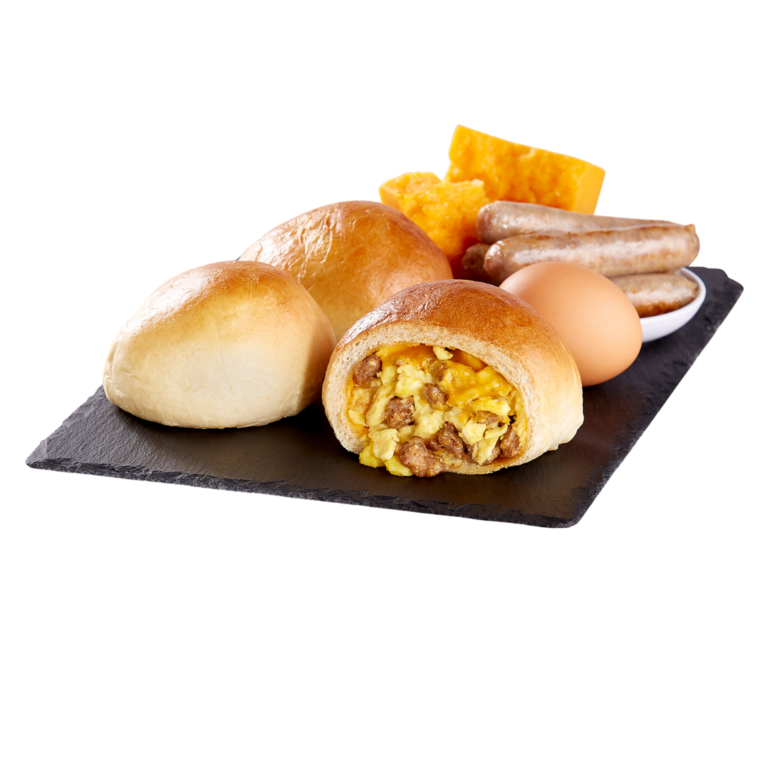 Sausage egg and cheese kolache